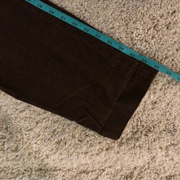 J.McLaughlin Brown Corduroy Straight Leg Pull On Pants Size 10 - Picture 8 of 8